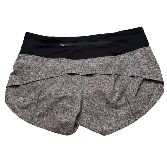 Lululemon Speed Up Short Low-Rise 2.5" *Heather Lux Multi Black - Picture 4 of 8